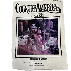 Country America Craft Kits Noah's‎ Ark Unfinished Wood Blocks 48316